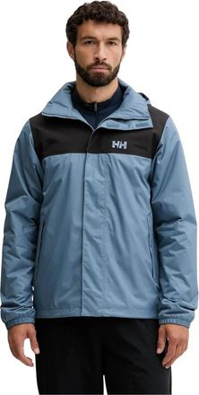 Helly Hansen Vancouver Insulated Rain Jacket - Heren - Regenjassen - Blauw - M - Fitness