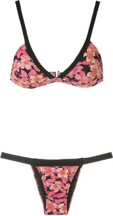 Amir Slama Bikini a fiori - Rosa