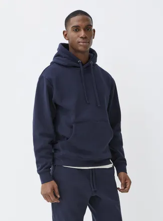 Le 31 Mens Brushed-interior hoodie