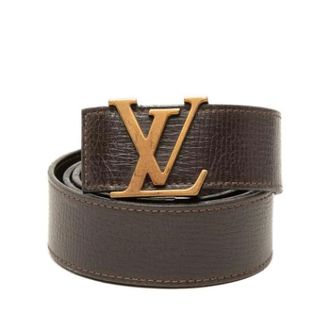Louis Vuitton Pre-owned Vintage Leather Belt - female - Louis Vuitton Vintage - Vintage Belts - Brown - ONE SIZE - Pre-owned