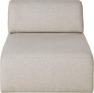 Maisons du monde M&oacute;dulo para sof&aacute; modulable gris jaspeado