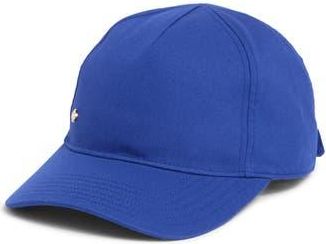 Kate Spade New York bow baseball cap in Wild Blue Iris at Nordstrom Rack