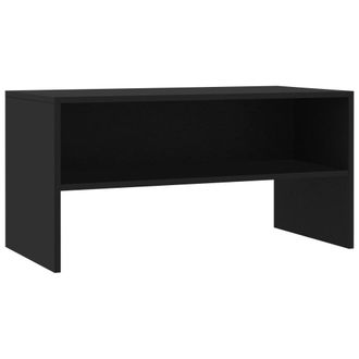 vidaXL Mobile Porta Tv Nero 80x40x40 Cm In Legno Multistrato - Vidaxl
