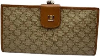 Celine Pre-owned Vintage Wallet - Dames - Vintage Accessoires - Beige - ONE Size - Leer - Vintage