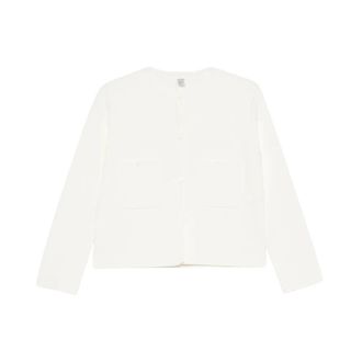 Toteme Dames, Blouses & Shirts, Wit, Maat: XS Viscose