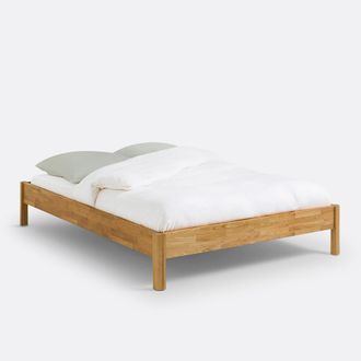La Redoute Interieurs Bed in massief eik met lattenbodem, Zulda