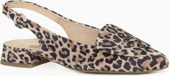 Paul Green Womens Kaia Womens Slingback Sandals - Leopard Prt - Size: 5.5