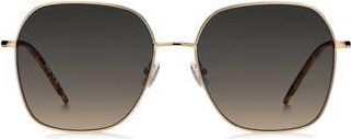 BOSS 58mm Gradient Square Sunglasses in Gold Copper at Nordstrom Rack