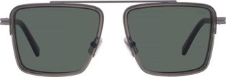 Ermenegildo Zegna Green Navigator Mens Sunglasses EZ0272 20N 57