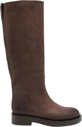 PARIS TEXAS Napa Boot 20 - Dames - Hoge Laarzen - Bruin - 38 EU - Leer - Schoenen