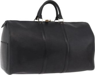 Louis Vuitton Vintage, unisex, Zwart, ONE Size, Pre-owned Epi Boston Bag