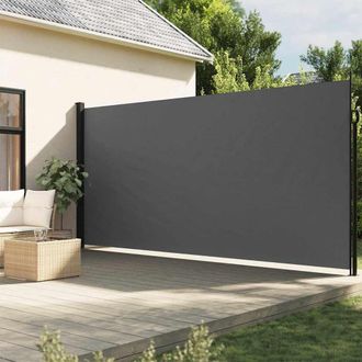 Berkfield Home Retractable Side Awning Anthracite 220x500 cm