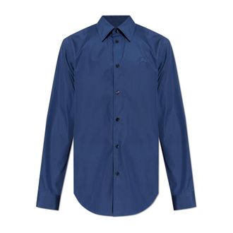 Burberry Heren, Overhemden, Blauw, Maat: S Katoen