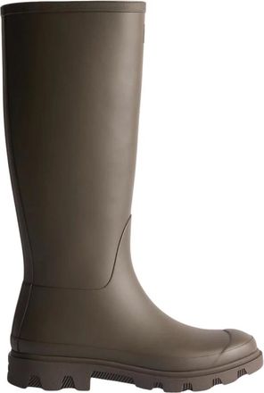 Hunter Schoenen, Dames, Bruin, 36 EU, Polyester, Downpour Hoge Laars