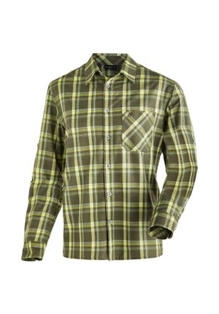 Maier Sports Funktionshemd MAIER SPORTS Claas, Herren, Gr. 52, Normalgr&ouml;ssen, dunkelgelb, 85% Polyester, 15% Viscose, Hemden Funktionshemd, Herren Hemd, langarm Ka