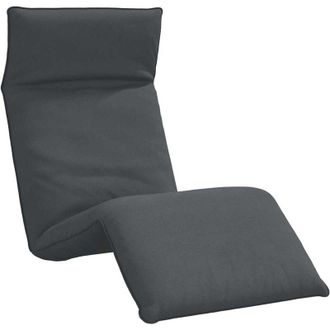 vidaXL Tumbona Plegable Antracita 175x54x8,5 Cm Tejido Oxford Vidaxl