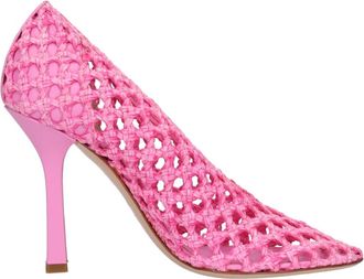 Casadei Geweven leren pumps - Dames - Pumps - Roze - 37 EU - Leer - Schoenen