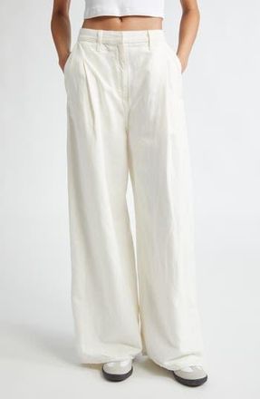 TWP Greene St. Wide Leg Jeans in White at Nordstrom Rack, Size 30