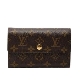 Louis Vuitton Pre-owned Wallets, female, Brown, Size: ONE SIZE Pre-owned Tri-fold Wallet