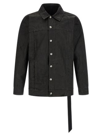 Rick Owens Cotton blue Mens Jacket