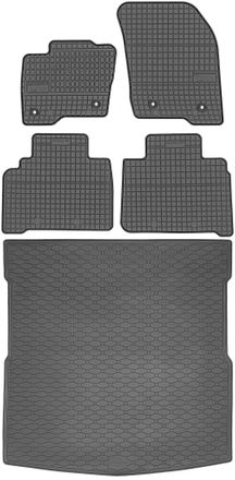OEM Juego De Alfombrillas De Goma Para Coche Y Alfombrilla Para Maletero Para Ford S-max Ii Minivan (septiembre De 2015 A 2023)