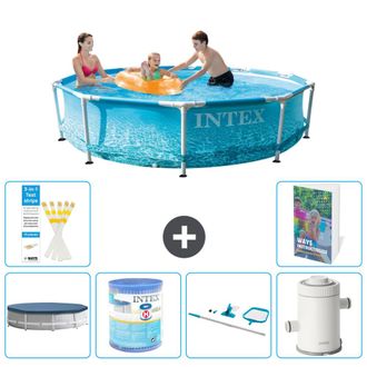 Intex Piscina Con Estructura Redonda - 305x76 Cm - 7-piezas S130