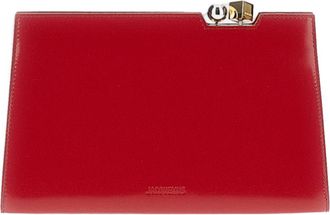 Jacquemus Red Le Salon Pochette Clutch Bag