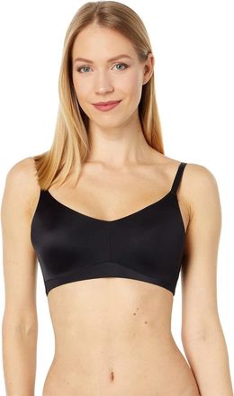 Spanx Trifecta Wireless Bra Womens Black V-Neck Adjustable Straps GBO2701