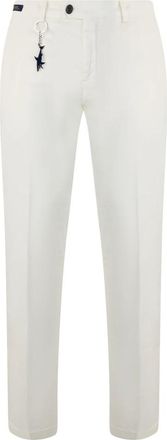 Paul & Shark Pantalones Ajustados - Trousers - Hombre - Blanco - 2XL