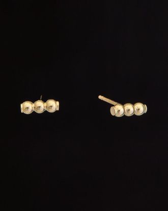 Italian Gold, Inc 14K Italian Gold Triple Bar Studs