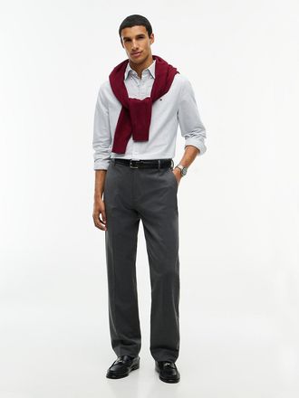 Tommy Hilfiger Mens Regular Fit Brushed Dress Pant - Charcoal Grey - 29W x 30L