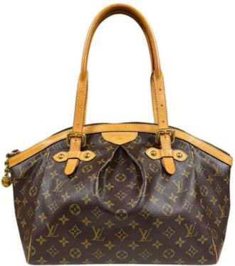 Louis Vuitton Pre-owned Handbags, female, Brown, Size: ONE SIZE Pre-owned Vintage Canvas Handbag