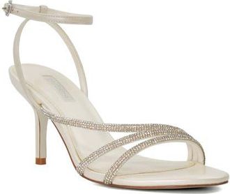 Dune London Midsummers Ankle Strap Sandal in Ivory at Nordstrom, Size 10Us