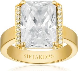 Sif Jakobs Jewellery Ring Roccanova Altro Grande in 18K Gold Plated at Nordstrom, Size 7.5