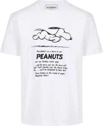 Iceberg Classic Regular Fit T-Shirt - Heren - T-shirts - Wit - XL - Katoen - Tops