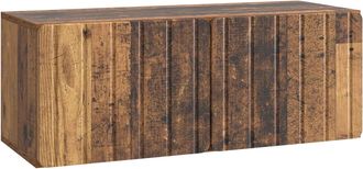 vidaXL Mueble De Tv De Pared 78,5 X 31 X 30 Cm Madera Envejecida Vidaxl