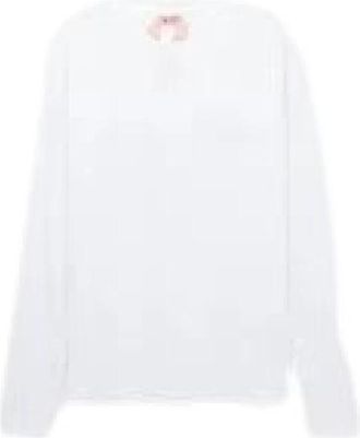 N&deg;21 Optisch Wit T-shirt - Dames - Longsleeves - Wit - XL - Tops
