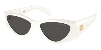Miu Miu MU06YS 1425S0 Womens Sunglasses White Size 54