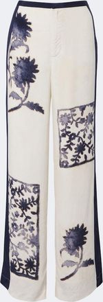 Sir. Phillipa floral wide-leg pants