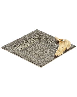 Michael Aram Gold Feather Snack Dish