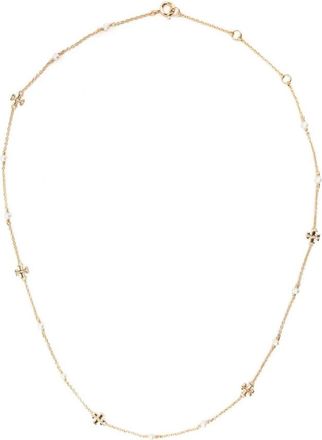 Tory Burch Delicate Kira Parel Ketting - Dames - Kettingen - Geel - ONE Size - Accessoires