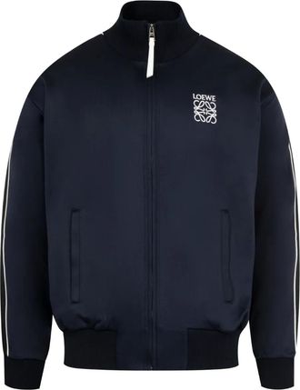 Loewe Giacca sportiva con ricamo logo - Blu