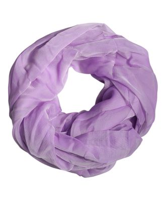 Dolce & Gabbana Womens Silk Rectangle Wrap Scarf Purple