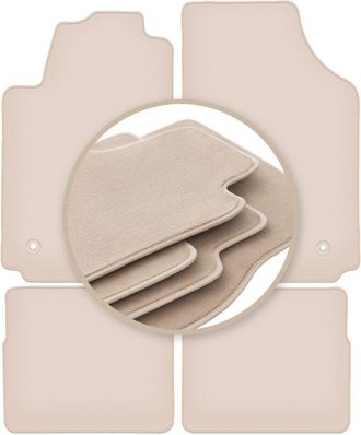 OEM Alfombrillas Beige Premium Para Audi A2 Hatchback 2000-2005