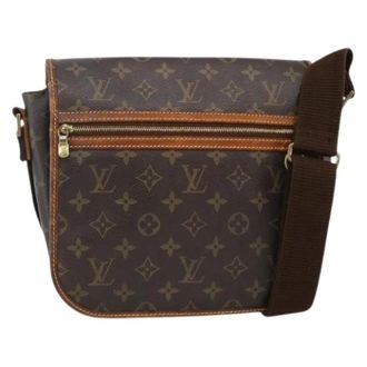 Louis Vuitton Pre-owned Vintage Monogram Canvas Schoudertas - Dames - Pre-owned - Bruin - Maat: ONE Size Leer