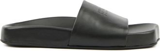 Maison Margiela Sandali slides con motivo numeri - Nero
