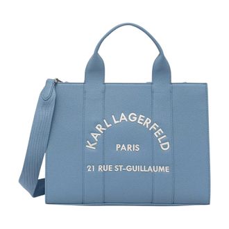 Karl Lagerfeld Mujer, Bolsos, Azul, Talla: ONE Size
