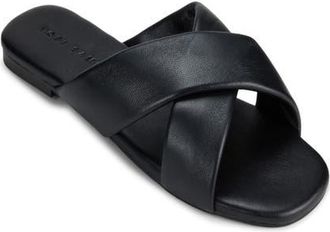Yosi Samra Delancey Slide Sandal in Black at Nordstrom, Size 10