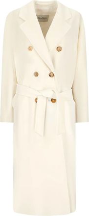Max Mara MADAME mantel met dubbele rij knopen - Wit