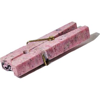 D.A.R. Proyectos Decorative Gemstone Laundry Clip in Rhodonite Pink at Nordstrom